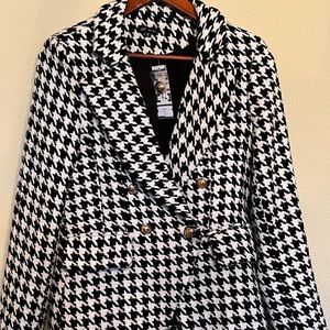 NWT Houndstooth winter blazer Size Small